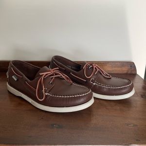 Sebago Docksides Men’s Leather Slip On Loafers Boat Dock Shoes 72757 US 9.5 WW